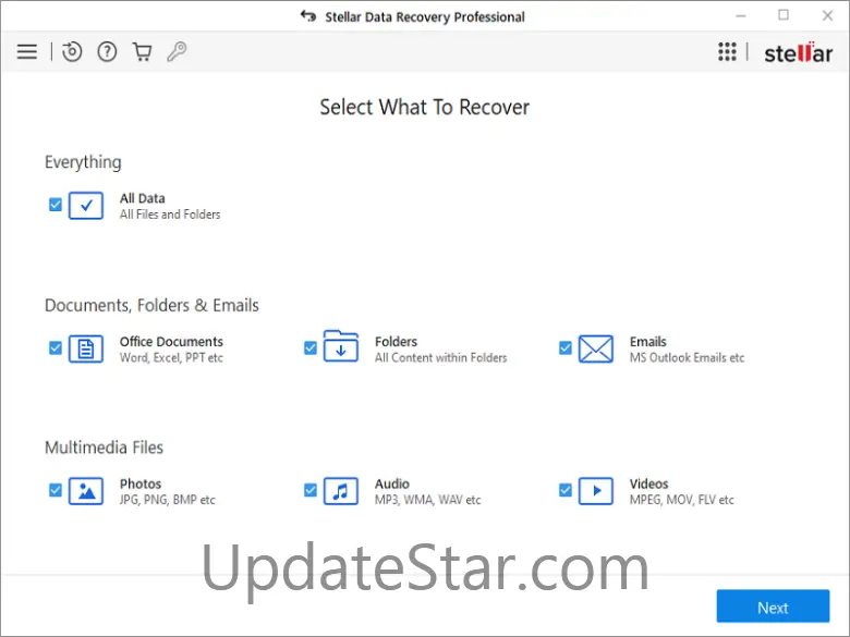 Stellar Data Recovery Professional 12.1.0.4