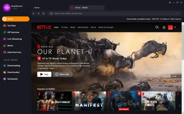KeepStreams for Netflix 1.1.8.2