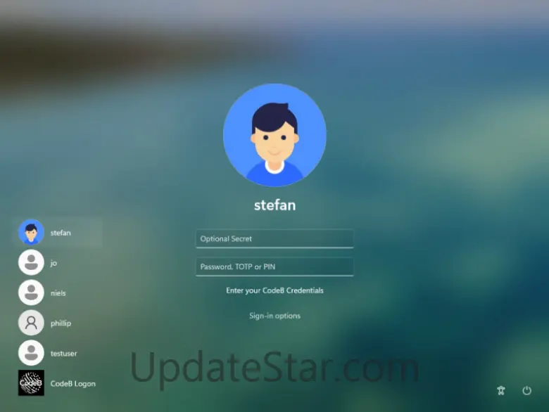 CodeB Credential Provider V2 8.0.0.5