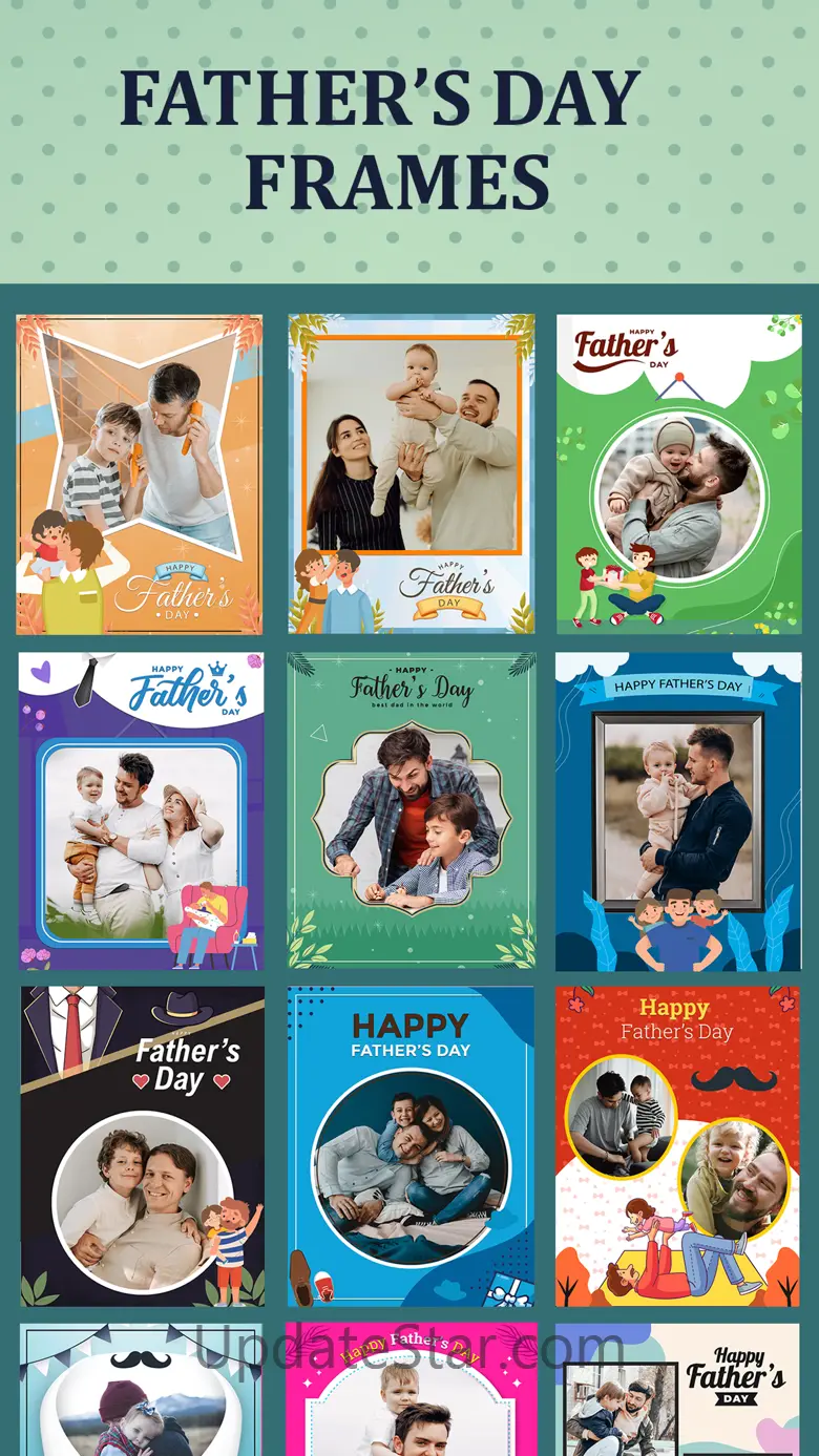 Father's Day Photo Frame cards 2.0