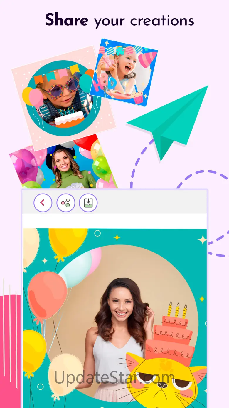 Birthday Frames & Stickers 1.5