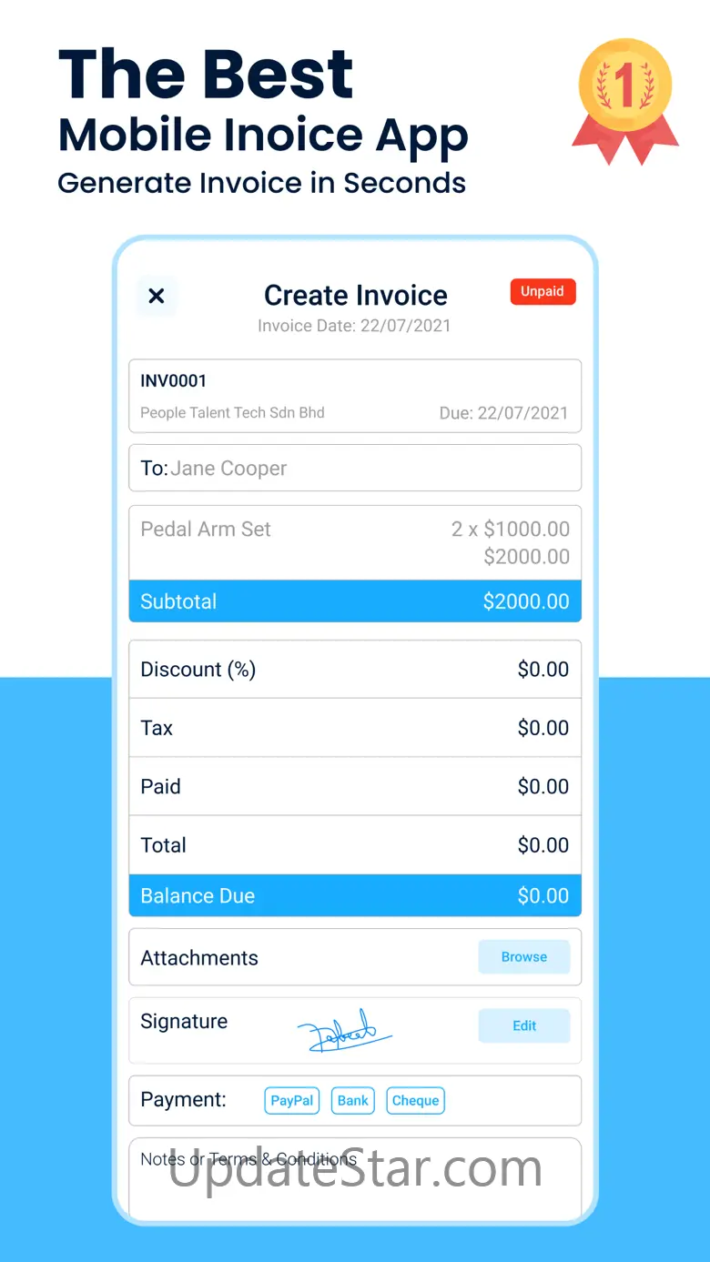 Invoice Maker゜- Create Invoice 1.1
