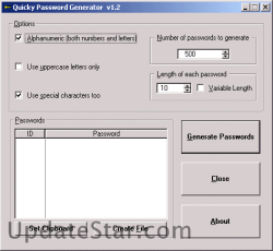 Quicky Password Generator 2.0