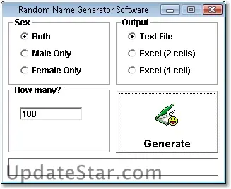 Random Name Generator Software 7.0