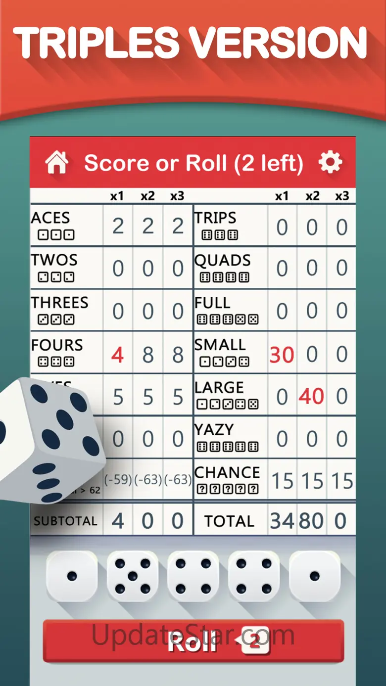 Yazy yatzy dice game 1.2.2