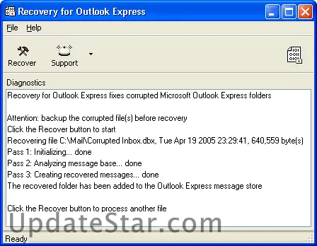 Recovery for Outlook Express 1.2.845