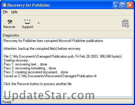 Recovery for Publisher 1.1.845