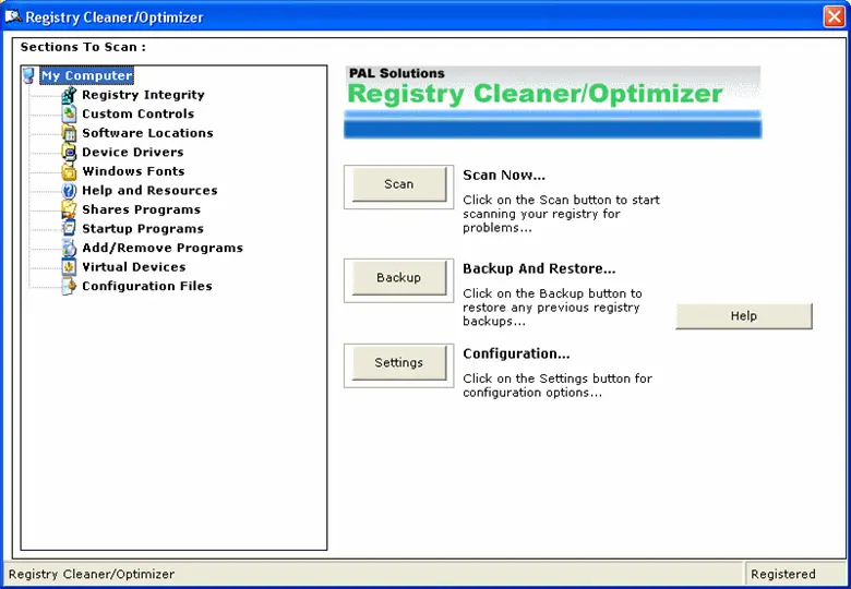 Registry Cleaner/Optimizer 2.55