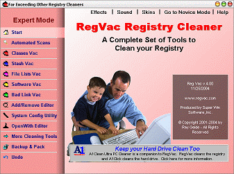 RegVac Registry Cleaner 5.2.14