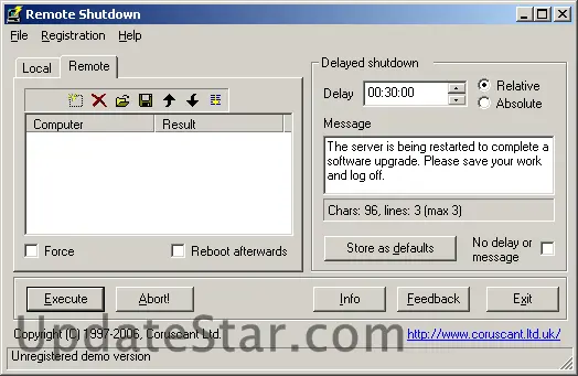 Remote Shutdown 3.4