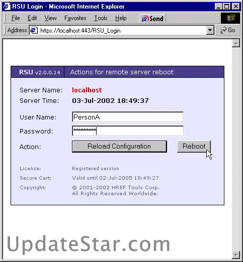 Remote Reboot Utility 4.7