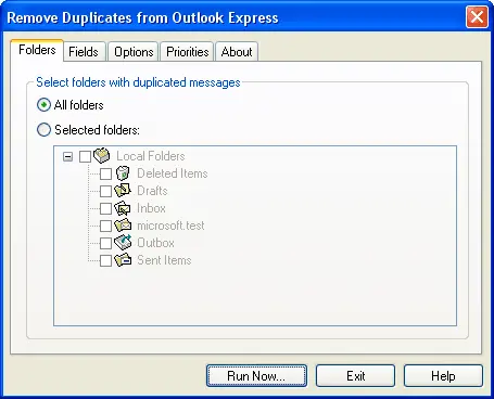 Remove Duplicates from Outlook Express 2.3
