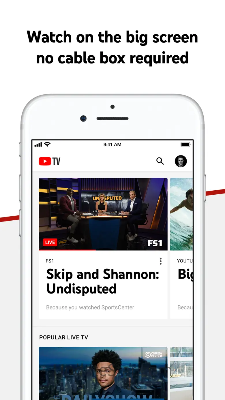 YouTube TV 8.26