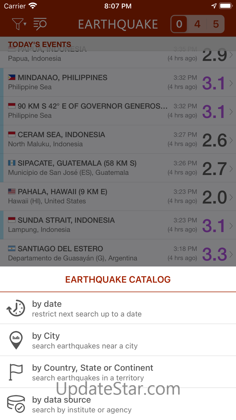 Earthquake - alerts and map 5.4.1