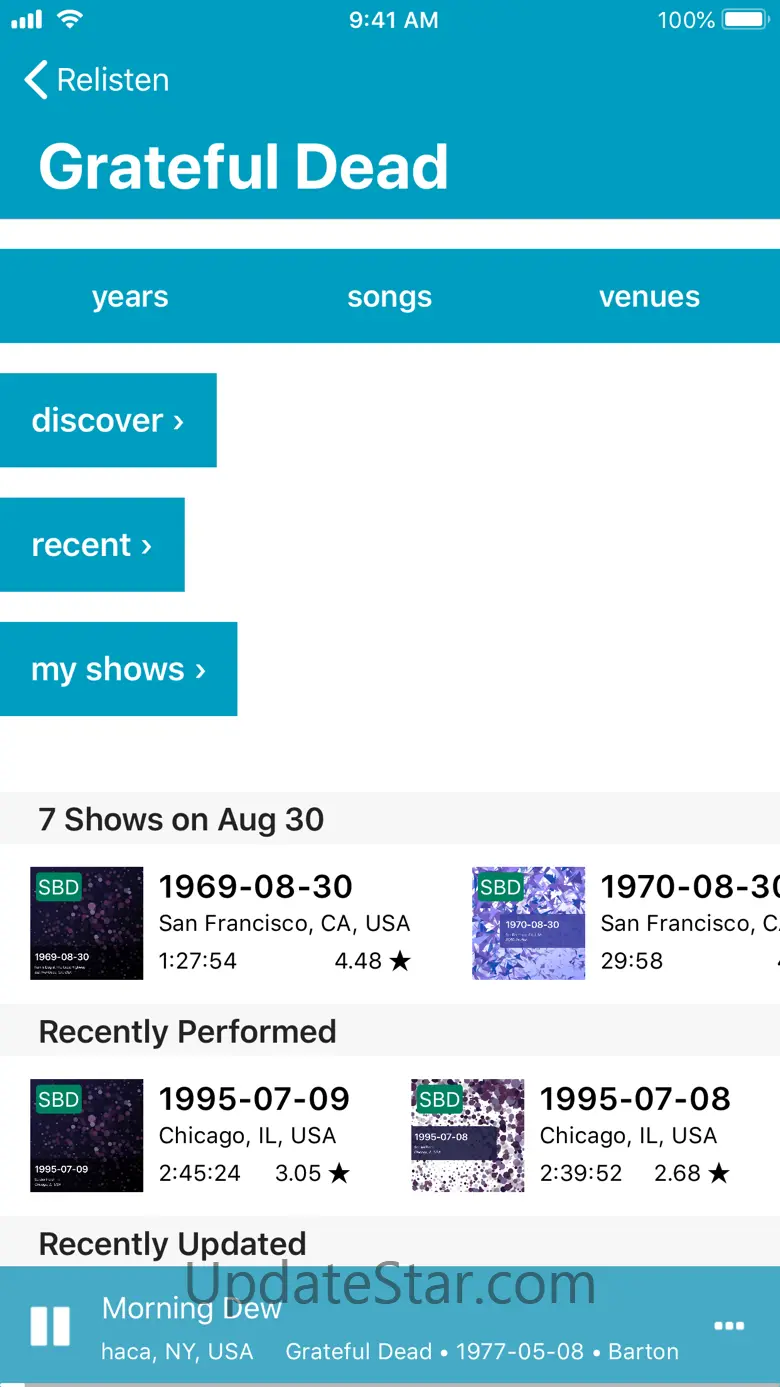 Relisten — all live music 6.0.1