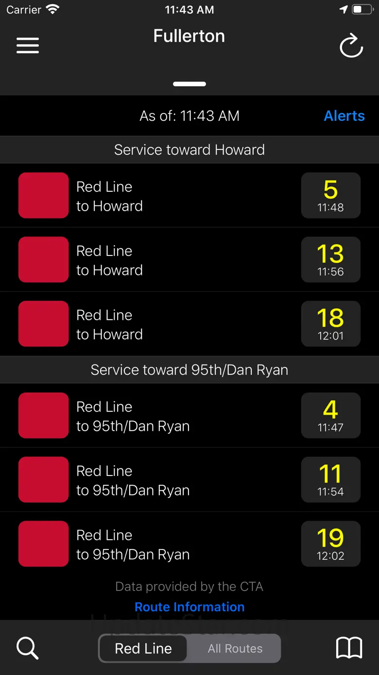 Transit Stop: CTA Tracker. 9.35