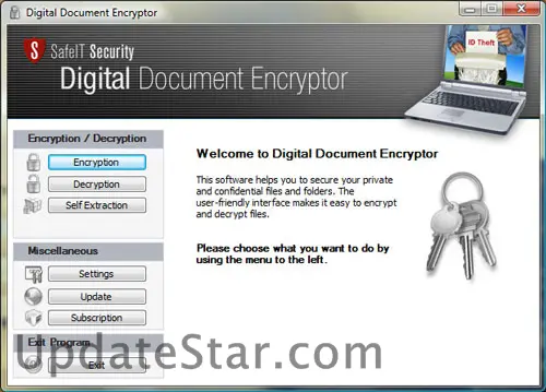 SafeIT Digital Document Encryptor 7.7.0.0