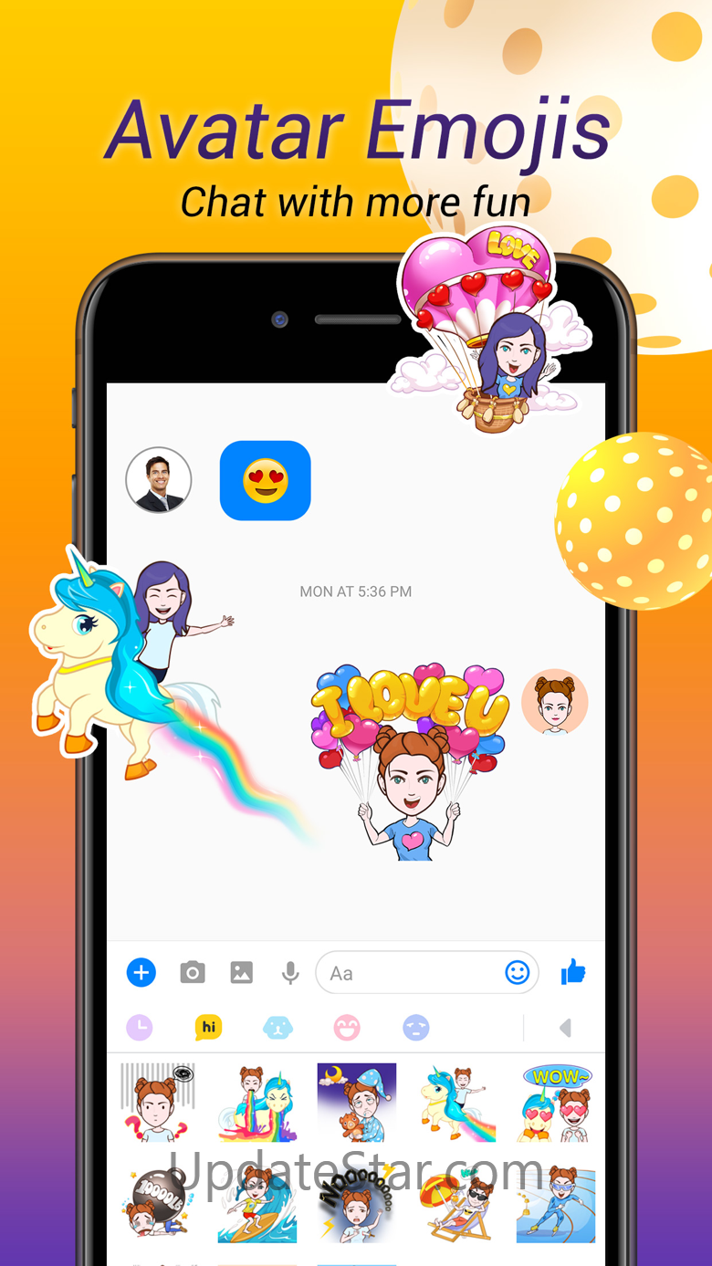 Avatar Keyboard-Themes, Emojis V1.18