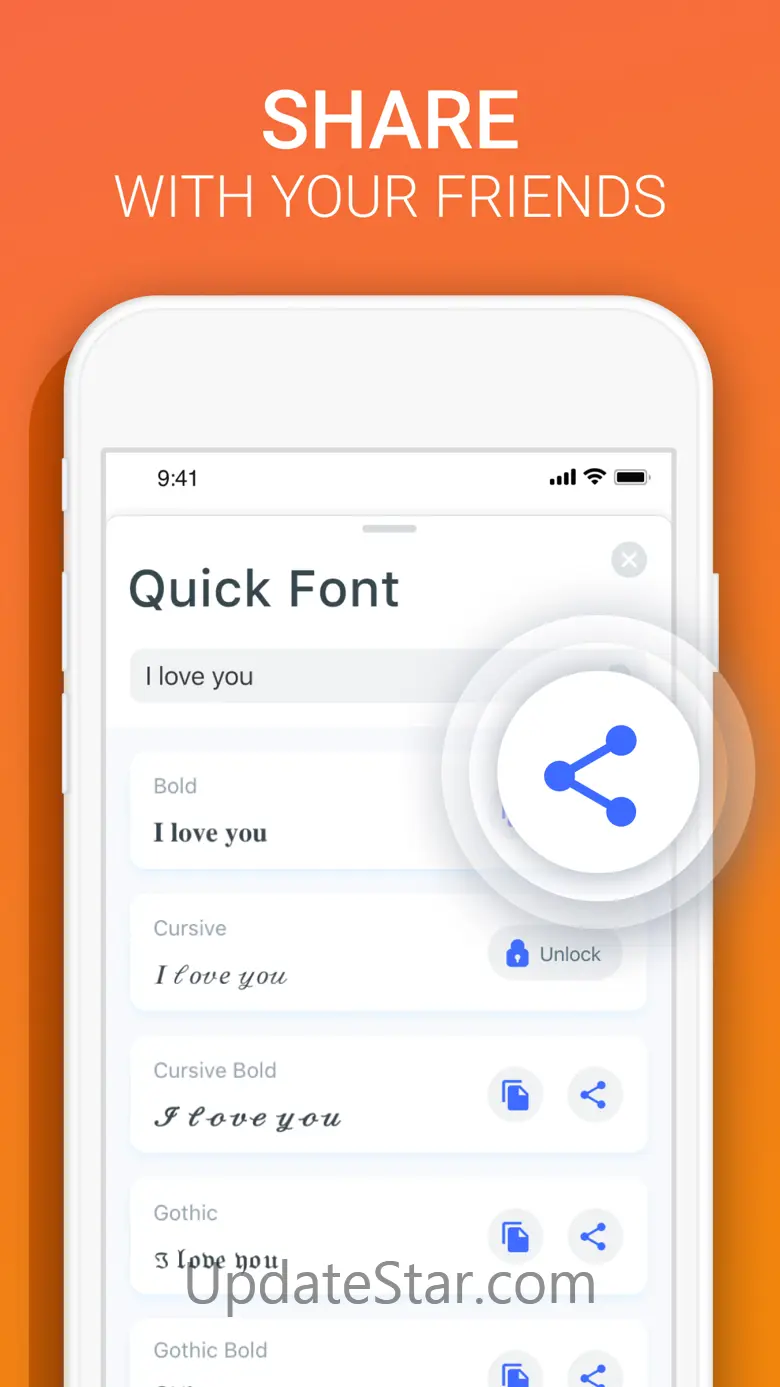 Fonts X - Keyboard for iPhone 5.3.0