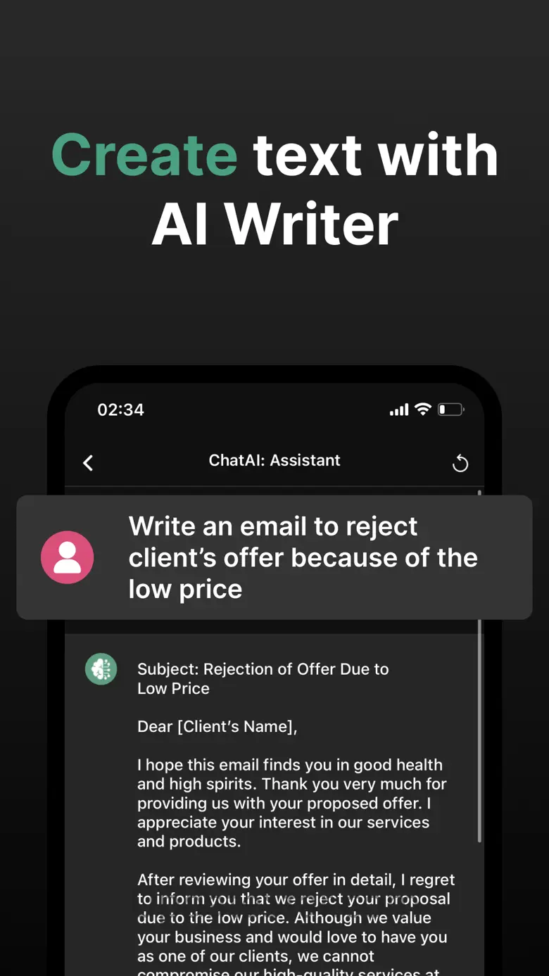 Chat AI: Ask Chatbot Assistant 4.1