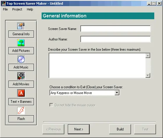 Liquid Screen Saver Maker 4.5