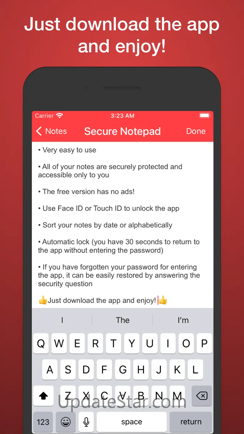 Secure Notepad 3.3