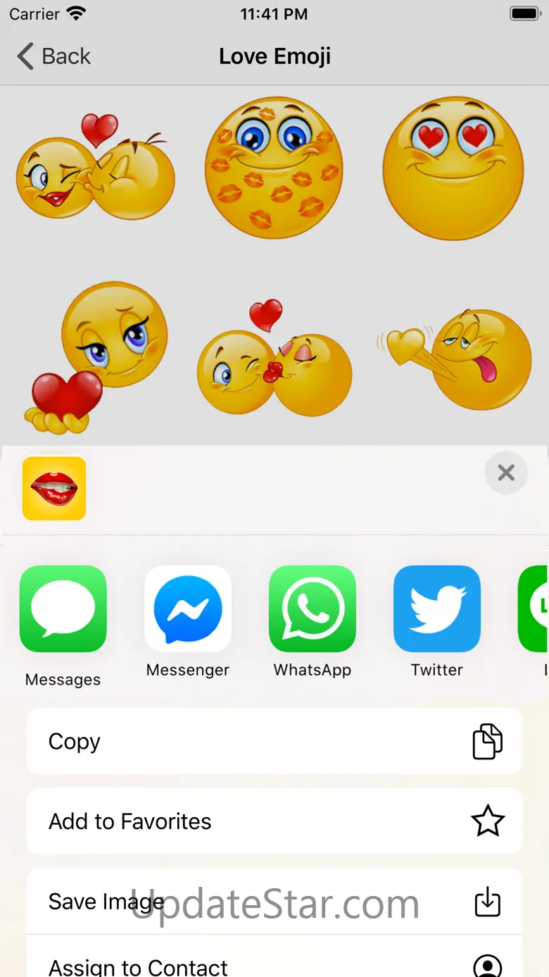 Flirty Emoji Adult Stickers 3.1.1