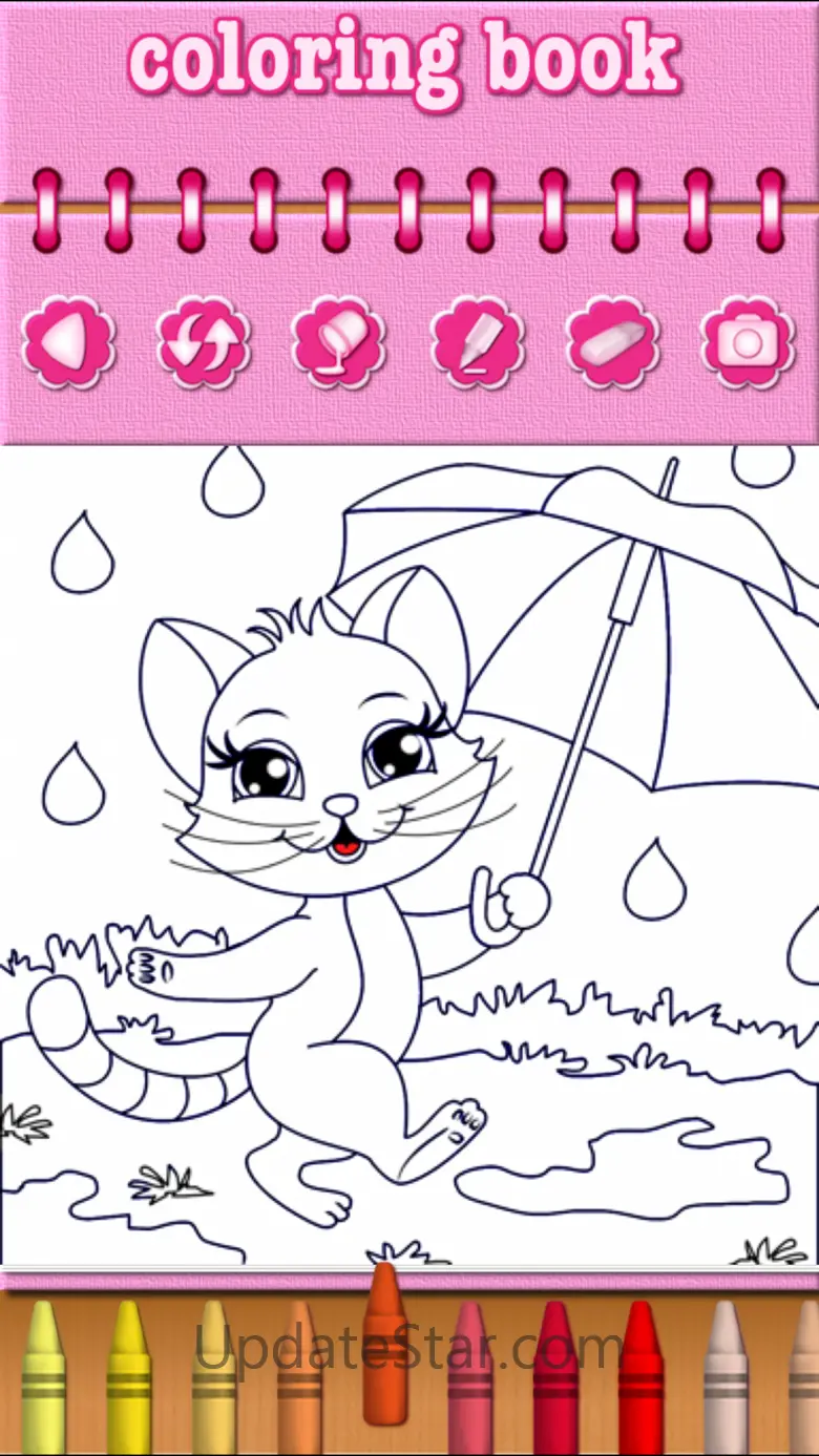 Cat Kitty Kitten Coloring Book 6.3.1