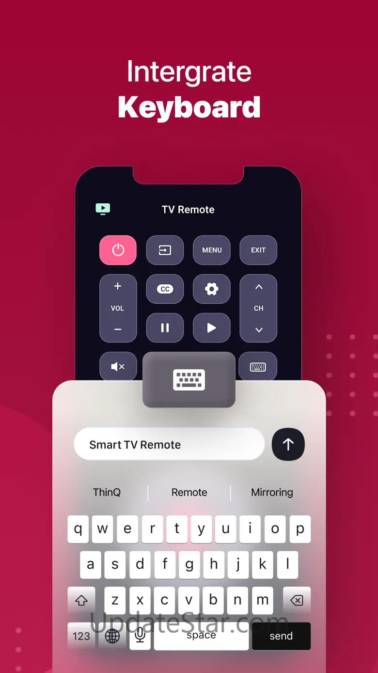Smart TV Remote for ThinG TV 4.9