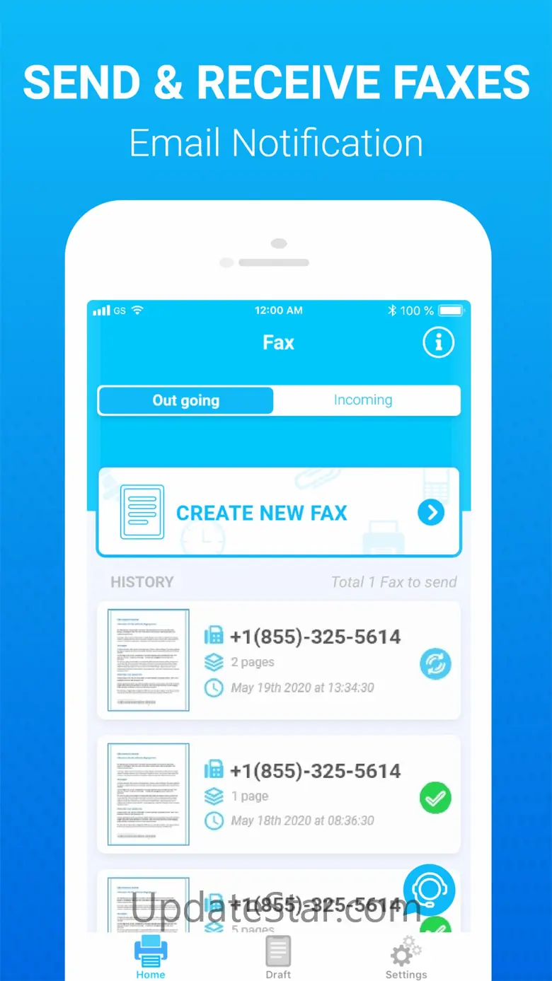 Fax From IPhone: Send &Receive 1.5.9