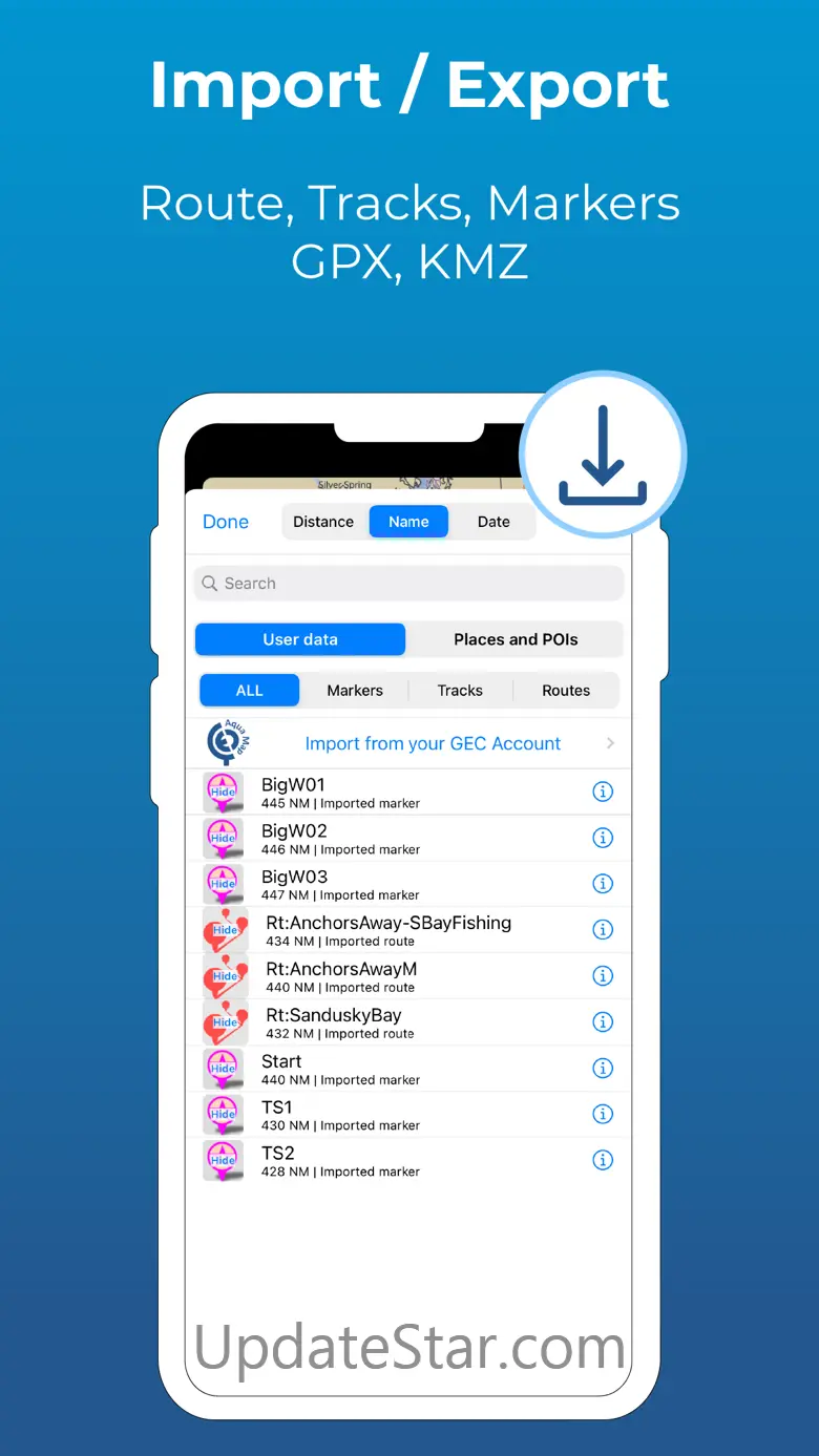 Aqua Map - Mobile Chartplotter 37.2