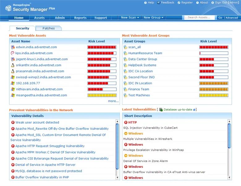 ManageEngine Security Manager Plus 5.0