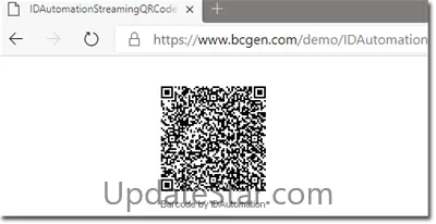 Streaming Barcode Server for IIS 2023