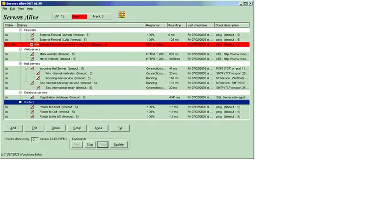 Servers Alive 7.0
