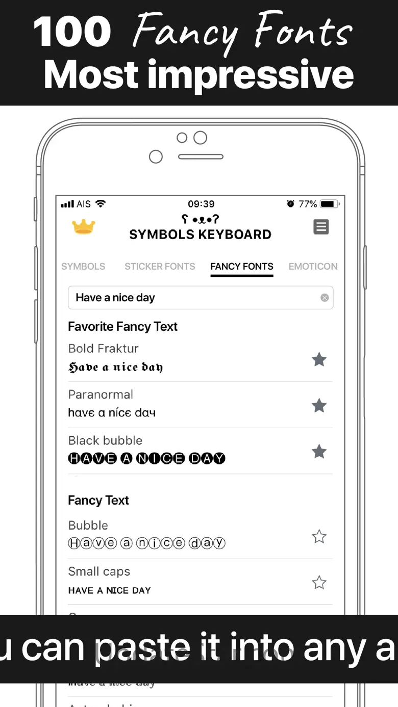 All Symbol Keyboard Fonts Aa 5.6