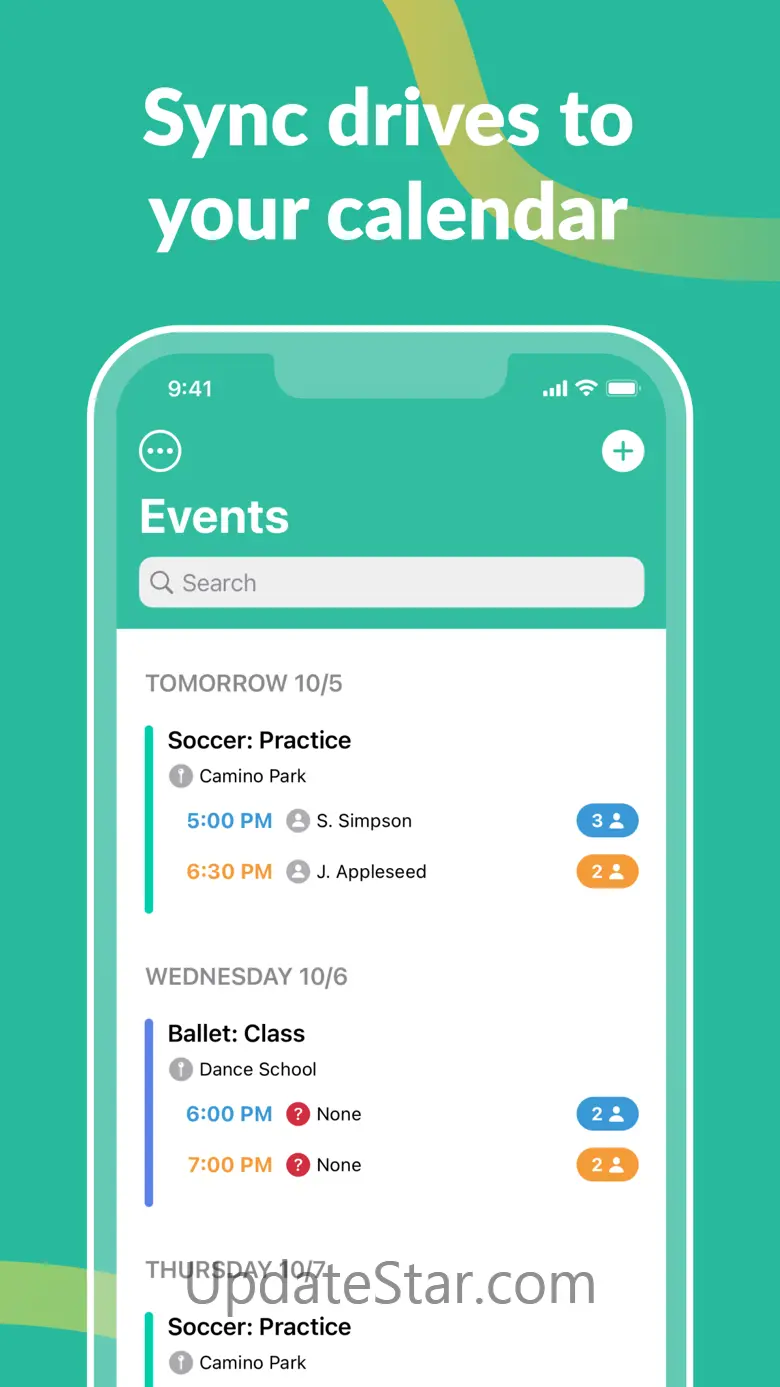 Carpool Kids: Family Calendar 11.2