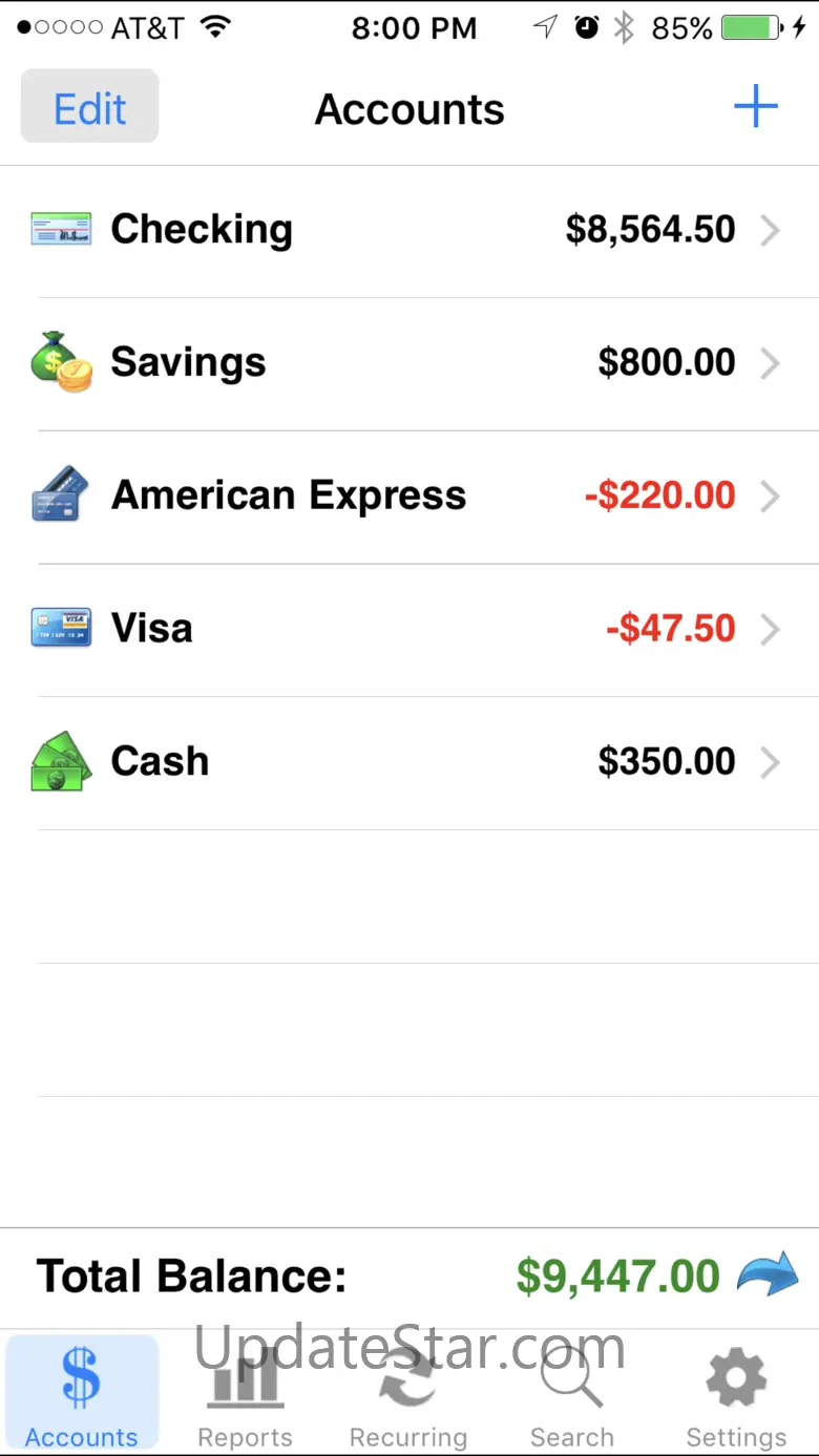 Accounts 2 Checkbook 9.9