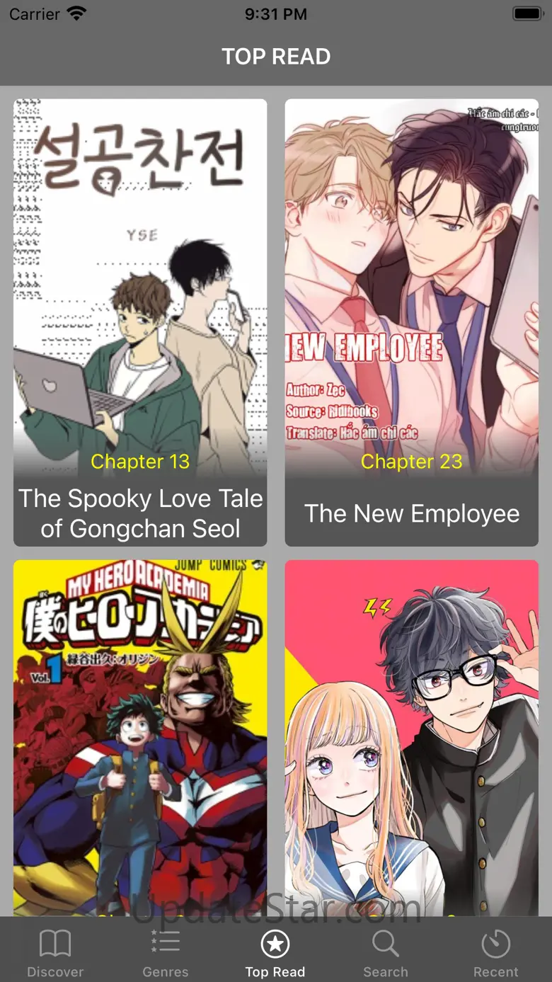 MANGA READER - COMICS & NOVELS 3.5