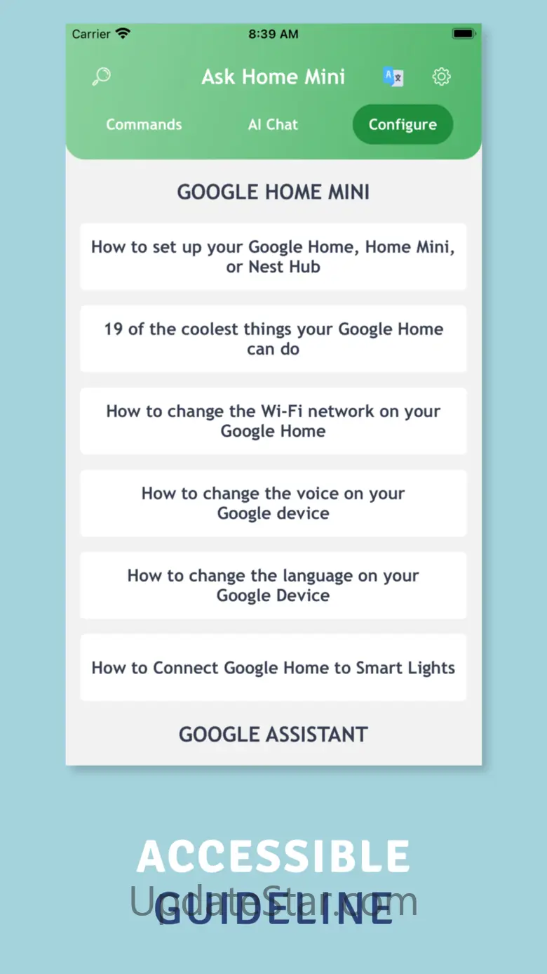 App for Home Mini for Google 1.1.10