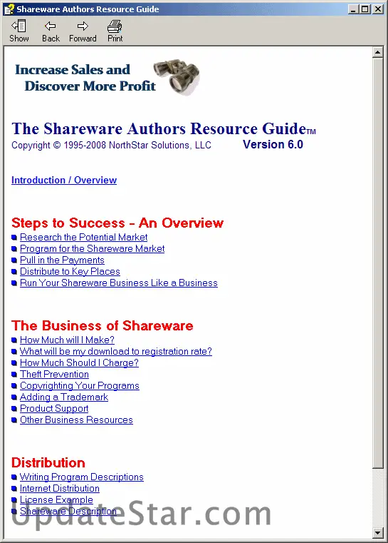 Shareware Authors Resource Guide 6.2