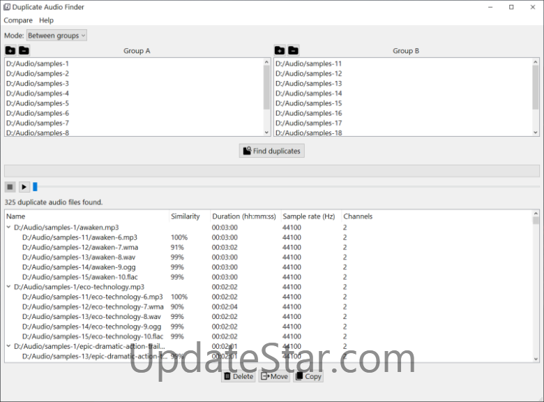 Duplicate Audio Finder 1.1.0