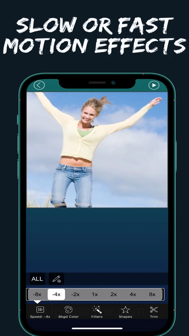 One Video Editor Text Speed FX 1.5