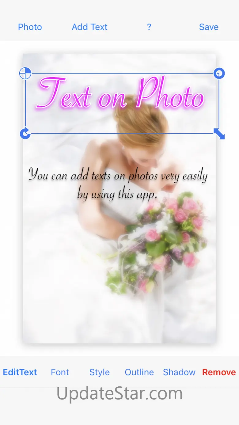 Adding Texts on Photo 17.0.0