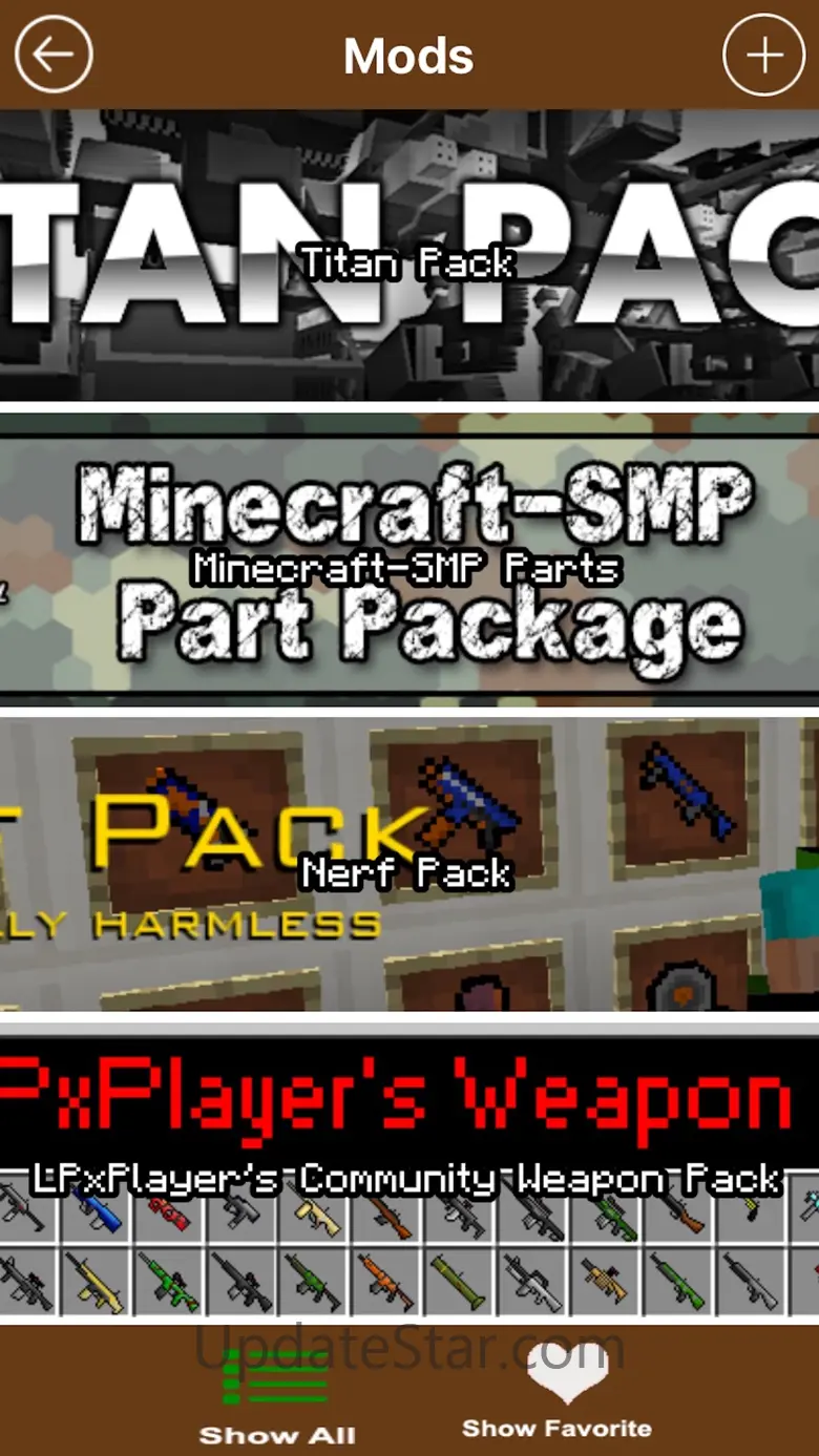 Vehicle and Weapon Mods for Minecraft PC Free 1.0