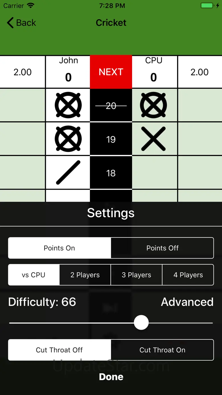 Simple Darts Scoreboard 2.8