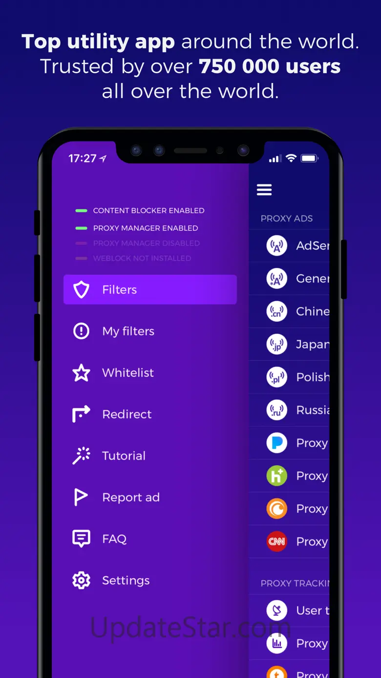 Weblock: adblock & proxy 5.3