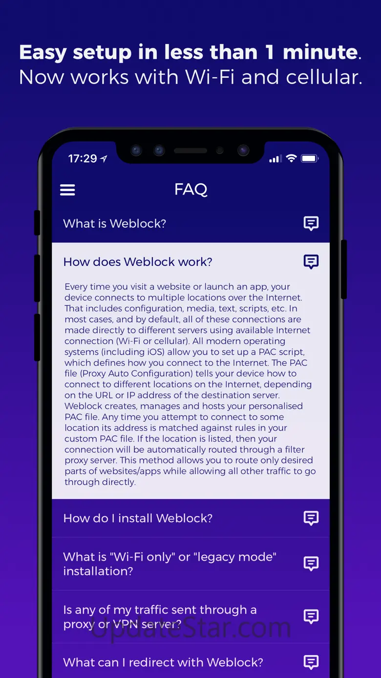 Weblock: adblock & proxy 5.3