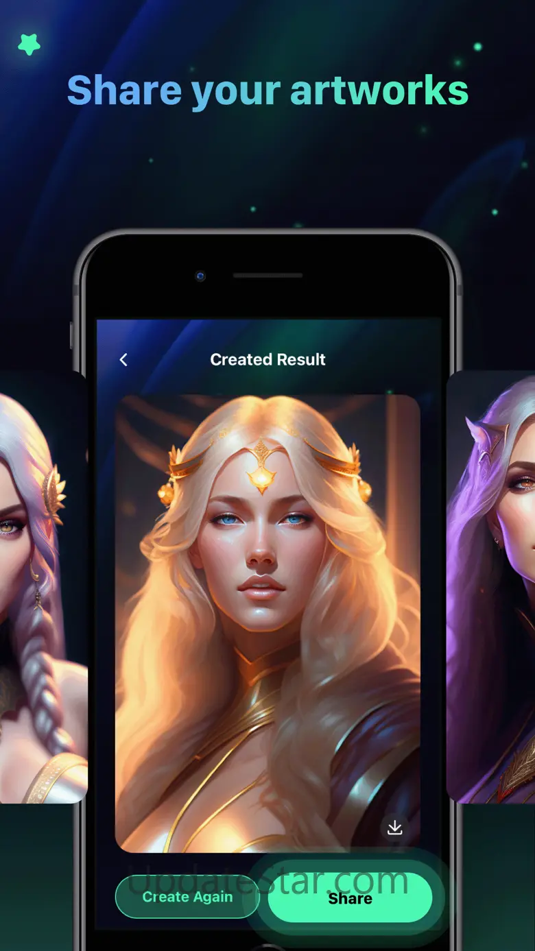 AI Painting: Generate Art Girl 2.3