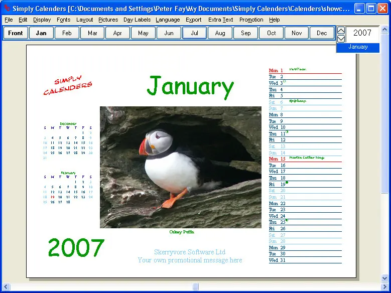 Simply Calenders 5.7.1480