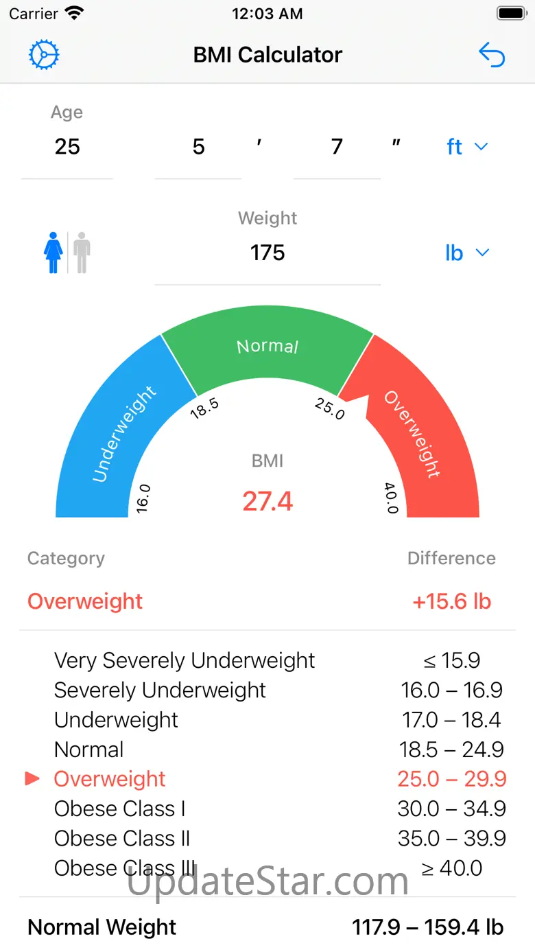 BMI Calculator – Weight Loss 1.9.2